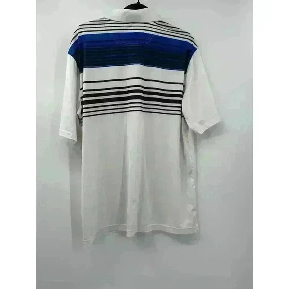 Walter Hagen Men's Performance Golf Polo Athletic Blue & White Moisture Wicking - Picture 3 of 6